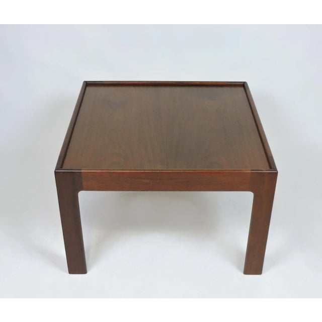 Mid-Century Modern 1960s Illum Wikkelso Danish Modern Teak End Table by Neils Eilersen For Sale - Image 3 of 13