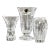Vintage Waterford Crystal Blown Glass Crystal Bud Vases - Set of 3 For Sale