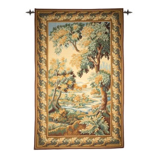 Verdure Des Flandres Loom Woven Tapestry - 310 X 195 Cm (10'2" X 6'5") - Requires Rod Size 5 For Sale