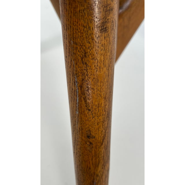Vintage Danish Oak Side Table, 1960s For Sale - Image 6 of 9