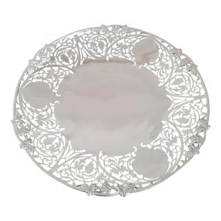 Sterling Silver Cake Stand from Cooper Brothers & Sons, Sheffield, 1962 For Sale
