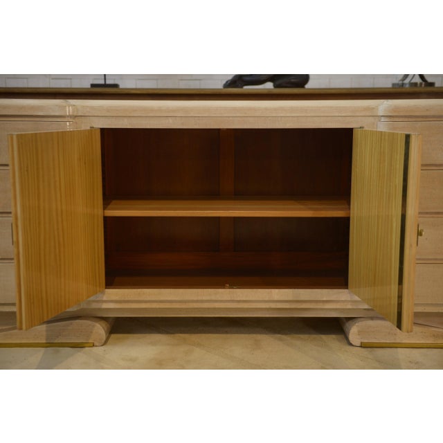 Modernist Art Deco Buffet by Pechon Mof 1941 for the Decorator Pebreuil, 1940s, in Very Good conditions. Designed 1920 to...