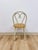 White Metal "Bentwood" Cane Seat Accent Chair Vintage MCM Coastal Boho For Sale - Image 9 of 10