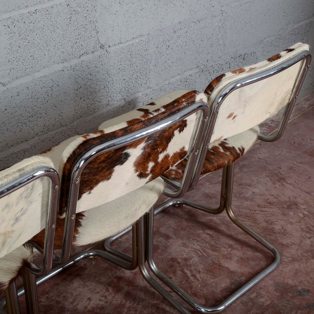 Vintage Ponyhide Chairs, Set of 6 For Sale - Image 9 of 18