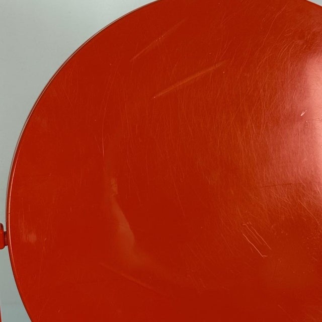 Silvi Dressing Table and Chair in Orange and Brown Plastic from Fain, 1970s, Set of 2 For Sale - Image 14 of 18