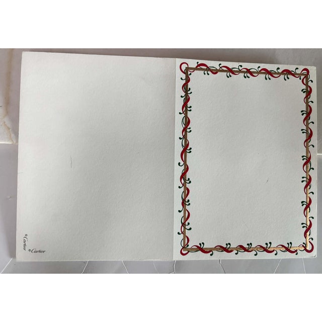 Cartier Luxury Christmas Set of 10 Stationery Cards Set Season's Greetings For Sale - Image 11 of 12