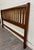 Arts & Crafts Vintage King Size Mission Style Arts and Crafts Syle Oak Slatted Headboard For Sale - Image 3 of 7