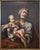 Saint Joseph with Child, 1750, Oil on Canvas For Sale - Image 7 of 7
