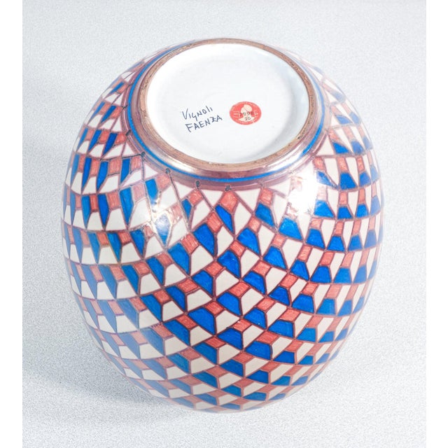 Majolica Vase by Bottega Vignoli, 1970s For Sale - Image 14 of 16