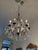 Glass Vintage Rock and Cut Crystal Chandelier For Sale - Image 7 of 9