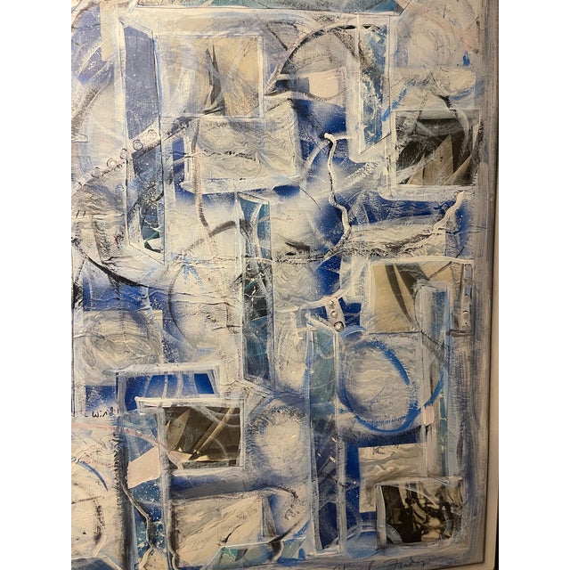 Paint Nantucket: The Geography of What Remains - Original Mixed-Media Painting by Cheryl Fudge For Sale - Image 7 of 12