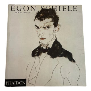 Egon Schiele Book by by Erwin Mitsch Phaidon For Sale