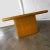 Modern Oak Large Trestle Style Dining or Conference Table Bullnose Edge Top & Legs For Sale - Image 6 of 13