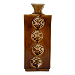 Mid-Century Brown Ceramic Vase from Ditmar Urbach, Czech, 1960s For Sale