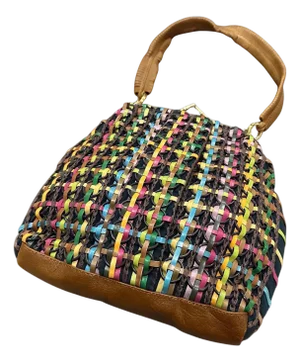 1990s Hand-Crafted Unique Woven French Hand-Bag by Jamin Puech