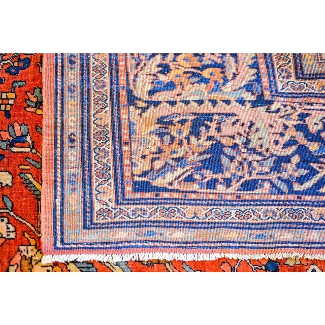 19th Century Sarouk Farahan Rug For Sale - Image 4 of 5