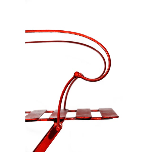 Contemporary Piccadilly Folding Chair from Lispi&Co. For Sale - Image 3 of 4