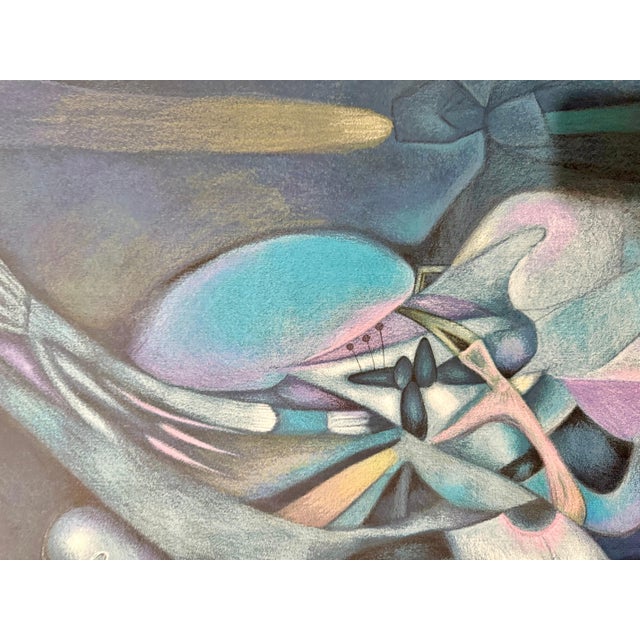 1990s Rafael Soriano, Large Cuban Master Lithograph Abstract Biomorphic Serigraph Print Rafael Soriano, c.1990 For Sale - Image 5 of 9