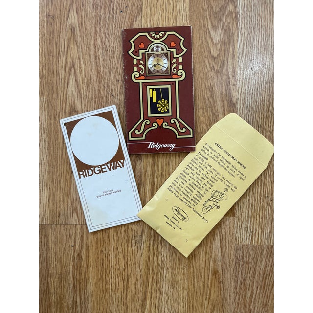 1970's Ridgeway Grandfather Clock With Key Chairish