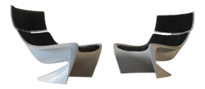 1960s Steen Ostergaard President Meteor Chairs by Cado. A Pair