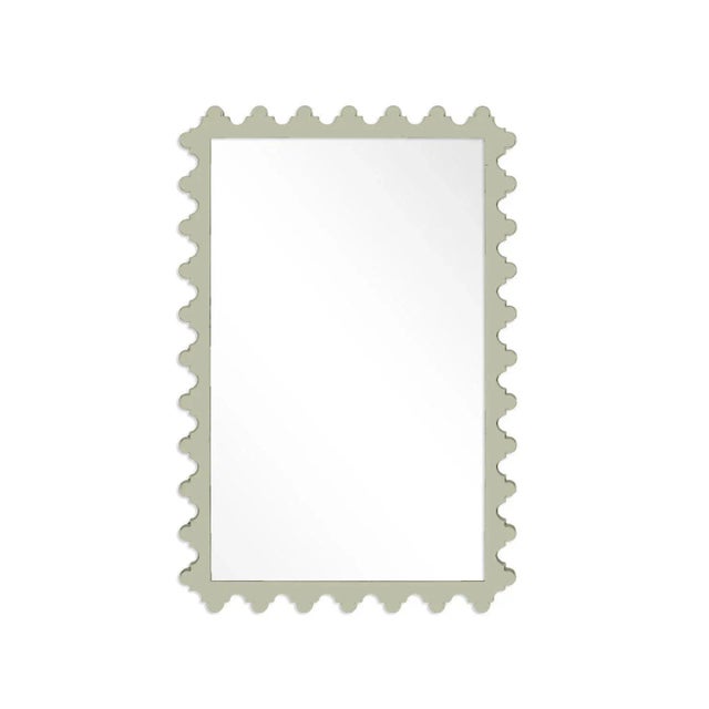 Contemporary Fleur Home Garden District Magazine Rectangle Mirror in Mizzle, 35.5x47 For Sale - Image 3 of 3