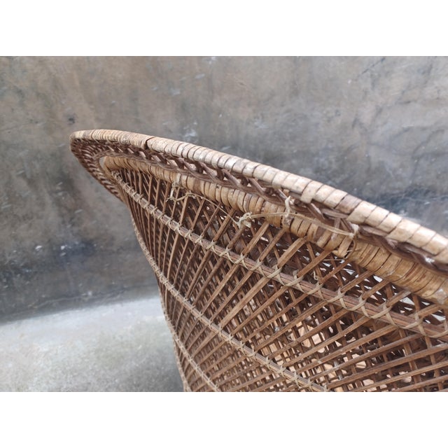 Emmanuelle Armchair in Rattan For Sale - Image 9 of 13