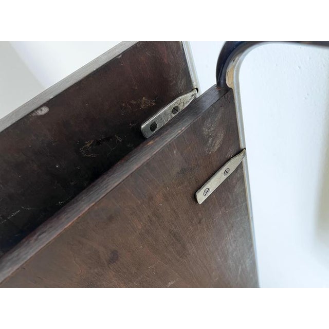 Bauhaus Chrome Nesting Tables B9, Marcel Breuer-Thonet Licensed Music Player attributed to Marcel Breuer, 1930, Set of 2 For Sale - Image 6 of 7