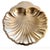 Hollywood Regency Brass Bowl, 14-Inch Solid Shell Centerpiece With Scalloped Fluted Interior For Sale - Image 3 of 6