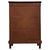 Red 19th Century Victorian English Walnut Pier Cabinet Vitrine For Sale - Image 8 of 11