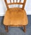 Brown Tell City Furniture Solid Hard Rock Maple Colonial Early American Spindle Back Dining Side Chair For Sale - Image 8 of 10