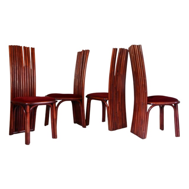 Chairs from Vivai Del Sud, 1970s, Set of 4 For Sale