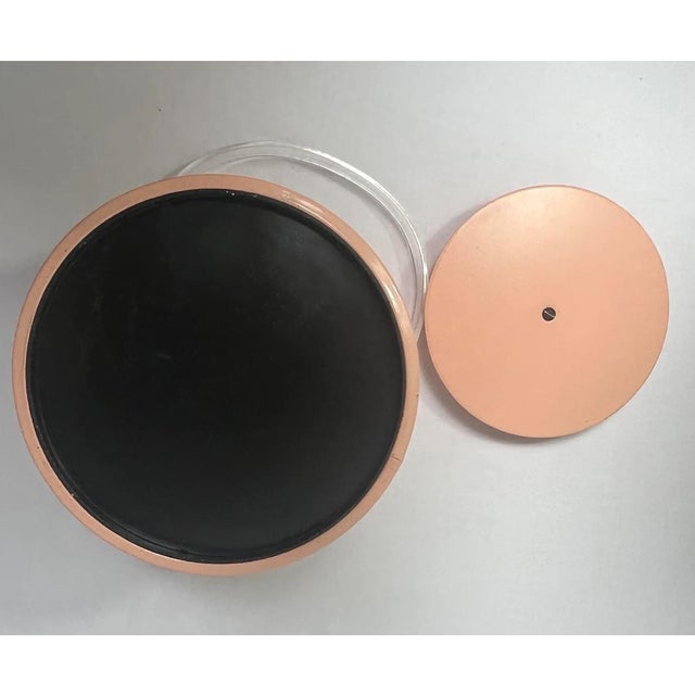 Late 20th Century 1980's Georges Briard Style Peach Vinyl and Lucite Nautilus Sea Shell Ice Bucket by Specialities Unlimited For Sale - Image 5 of 10