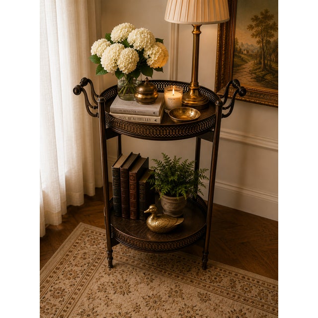 Experience refined elegance with this exceptional butler’s tray—a true original of Regency design. Expertly crafted from...