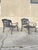 Contemporary Cast Aluminum Mediterranean Tuscan Style Scrolling Garden Patio Club Chairs - a Pair. Circa 21st Century,...