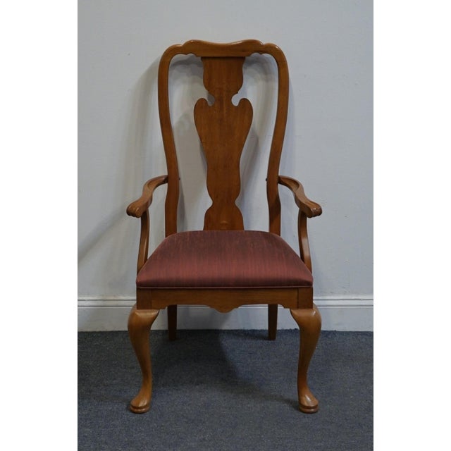 Traditional Thomasville Furniture Fisher Park Collection Splat Back Dining Arm Chair 21621-811-812 For Sale - Image 3 of 10