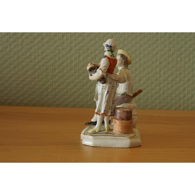 In Hans Flach's book Ludwigsburg Porcelain, there is a similar figure on page 516. The figures are identical, but in mine,...