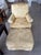 Jessica Charles Furniture Berkeley Swivel Rocker in Yellow Raw Silk Damask For Sale - Image 9 of 10