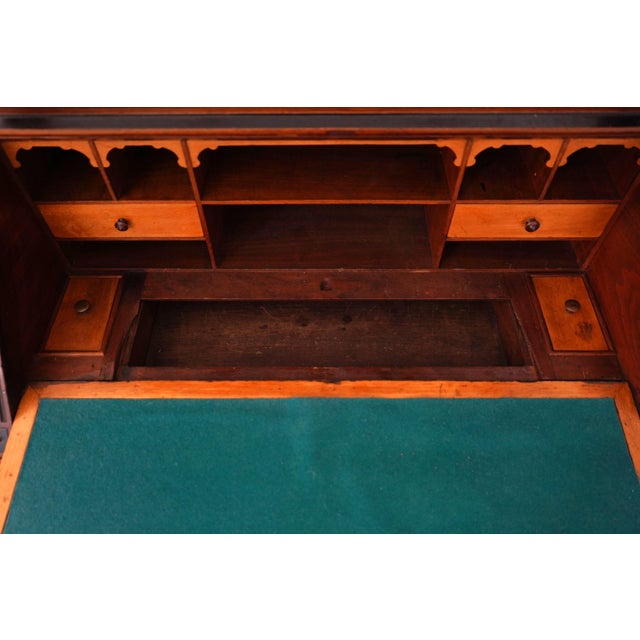 19th Century Stunning American Eastlake Victorian Walnut Secretary Desk For Sale - Image 5 of 18
