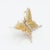 18k Yg and Wg Fancy Yellow & White Diamond Butterfly Brooch For Sale - Image 4 of 12