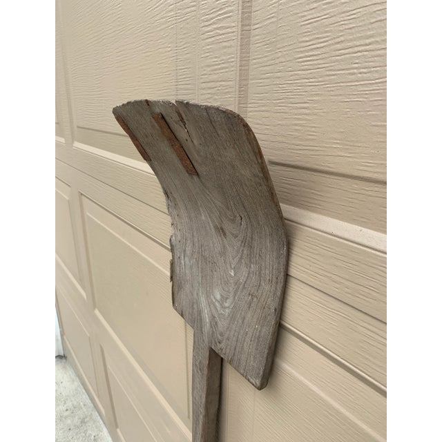 Late 19th Century Antique 19th Century Hand Made Wooden Grain Shovel For Sale - Image 5 of 10