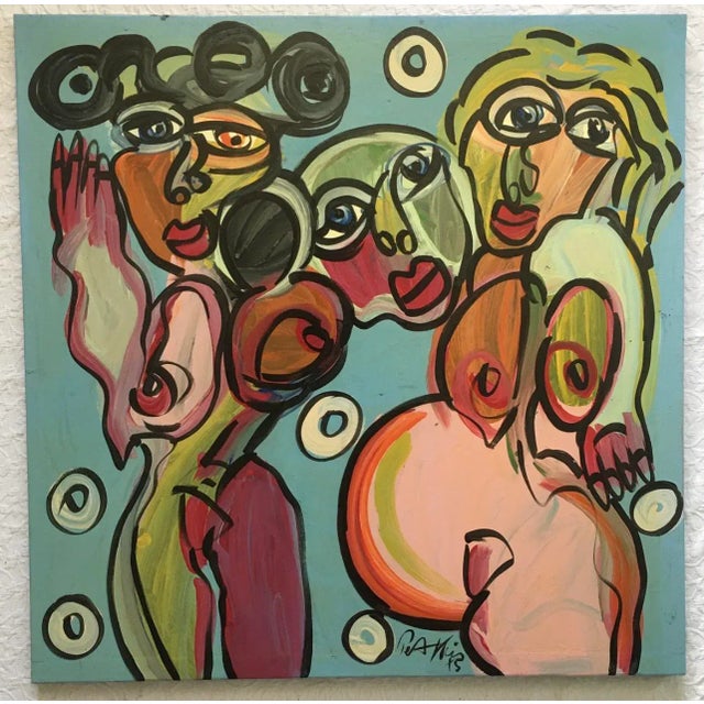 Textile Peter Keil, 1985 For Sale - Image 7 of 7
