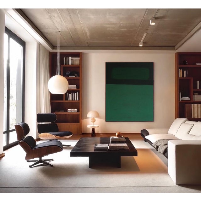 Bodasca, Minimalist Green Canvas Inside Garden, 2026, Canvas For Sale - Image 6 of 9