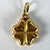 Vintage Four-Leaved Clover Charm Pendant in 18k Yellow Gold, 1960s For Sale - Image 11 of 15