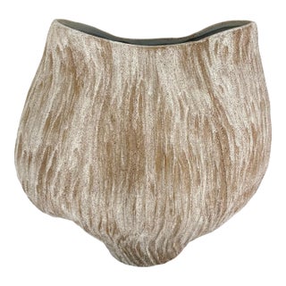 Revelation Organic Modern Hand Finished Water Lily Vase For Sale