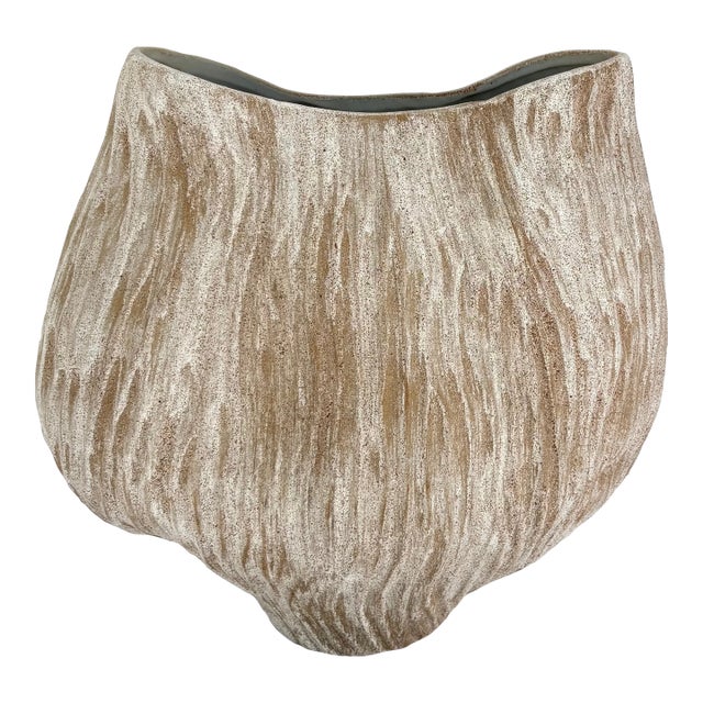 Revelation Organic Modern Hand Finished Water Lily Vase For Sale