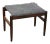 Rosewood Mid Century Modern Ottoman For Sale