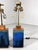 Large Blue Green Table Lamp Bases, 1960s, Set of 2 For Sale - Image 6 of 17