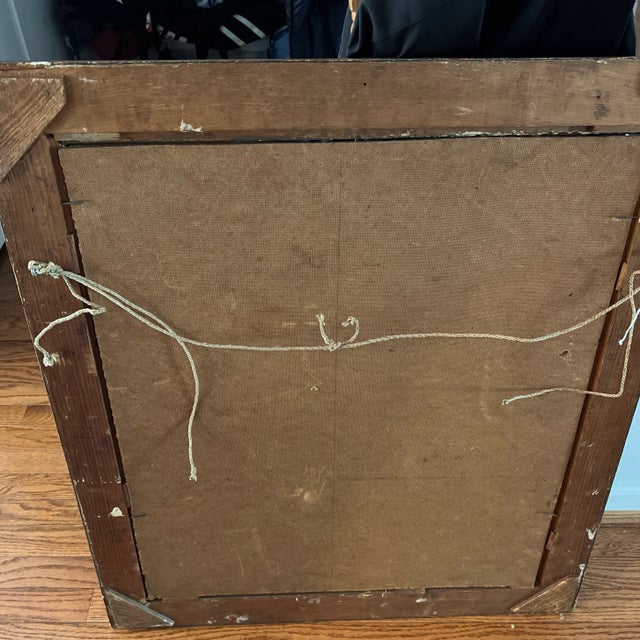 1900 German School Oil Painting on Board of a Reclining Female Nude, Framed and Signed For Sale - Image 9 of 10