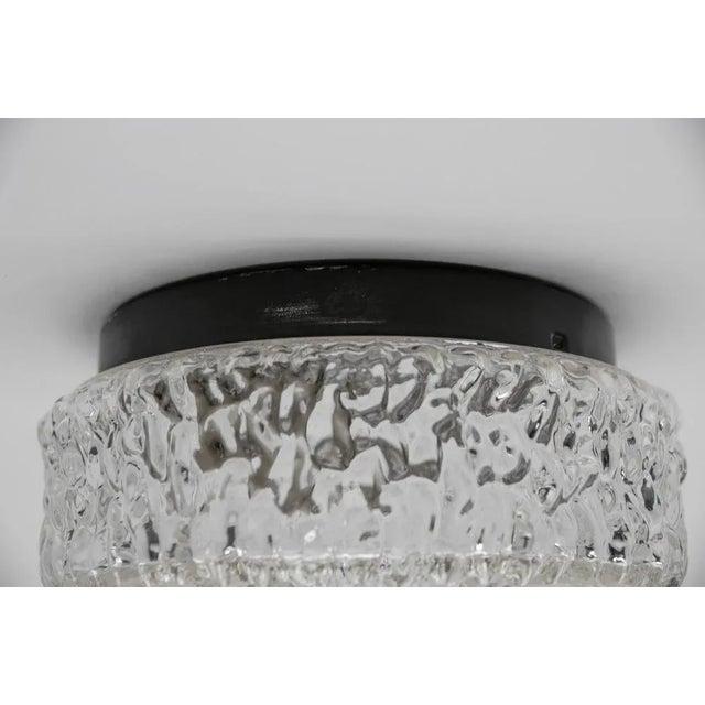 Clear Glass Icicles Flush Mount, Germany, 1960s For Sale - Image 10 of 11