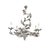 Brunish-Clay Florentine Wrought Iron Leafs Chandelier by Simoeng For Sale - Image 14 of 14